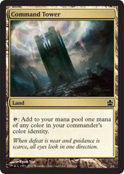 1x Command Tower MTG - Commander 2011 - Light Play - Image 1