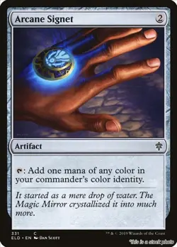 MTG Arcane Signet 331 Throne of Eldraine NM Magic - Image 1