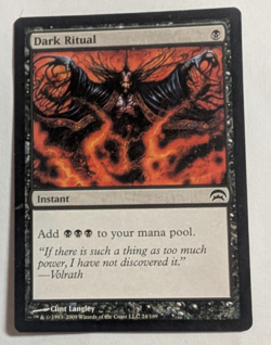 Dark Ritual Planechase Near Mint WOTC #42, Clint Langley - Image 1