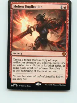 Molten Duplication M14 MTG - Outlaws of Thunder Junction: The Big Score (BIG) - Image 1