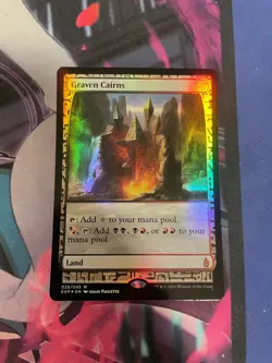MTG - GRAVEN CAIRNS - ZENDIKAR EXPEDITIONS - FOIL - MYTHIC - LP - Image 1