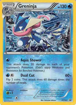 Greninja XY162 Promo XY Black Star Promos Pokemon MP - Image 1