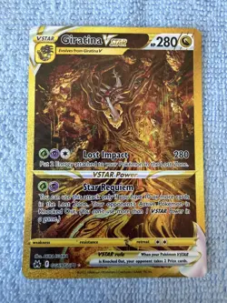 2023 Giratina Vstar Crown Zenith Galarian Gallery GG69/GG70 Holo Pokemon M - Image 1
