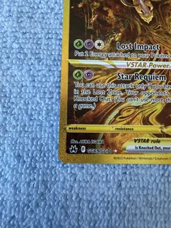 2023 Giratina Vstar Crown Zenith Galarian Gallery GG69/GG70 Holo Pokemon M - Image 2