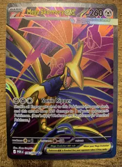 2026 Pokemon Mega Skarmory ex 106/088 Ultra Rare Full Art Perfect Order NM - Image 1