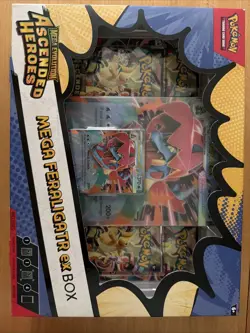 Pokemon TCG Mega Evolution Ascended Heroes Mega Feraligatr ex Box Sealed - Image 1