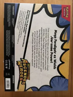 Pokemon TCG Mega Evolution Ascended Heroes Mega Feraligatr ex Box Sealed - Image 2