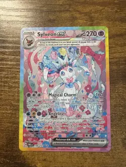 Pokemon TCG Sylveon EX Card Sir 156/131 Prismatic Evolutions English - Image 1