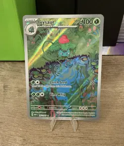 Pokemon Ivysaur Illustration Rare Holo 167/165 SV 151 EN English 100 HP - Image 1