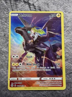 Pokemon TCG - Zekrom Tg05/Tg30 Swsh09: Brilliant Stars Trainer Gallery Holo - Image 1