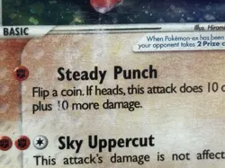 Hitmonchan ex 98/109 Ruby and Sapphire Ultra Rare *Swirl* Pokemon TCG HP - Image 2