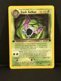 Dark Golbat [1st Edition] #24 Pokemon Team Rocket - Image 1