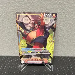 One Piece Marshall D Teach Alternate Art Leader OP16-080 The Time of Battle Foil - Image 1