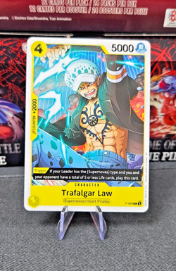 P-088 Trafalgar Law : Promo Normal English One Piece TCG Card : PRB02: One Piece - Image 1
