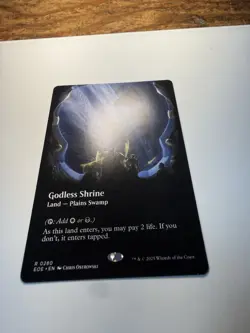 Godless Shrine (Borderless) Edge of Eternities Regular MTG card. EOE Shrine Rare - Image 2