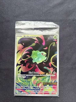 Pokemon TCG Bulbasaur Mega Evolution Promo Card Stamped 133/132 NM - Image 1