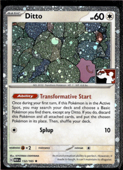 Ditto 132/165 Prize Pack Series Cards Holo - Image 1