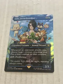 Lulu, Stern Guardian Borderless Chocobo Track Foil Commander: Final Fantasy - Image 1