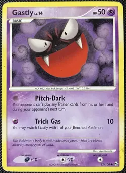 Gastly 62/100 Stormfront Regular - Pokemon Card - Image 1