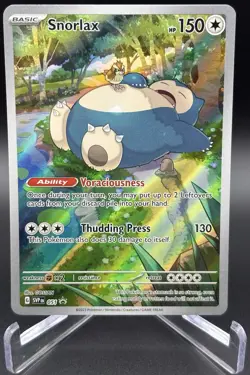 Snorlax 051 Holo Scarlet & Violet 151 Promo Pokemon Card - Image 1