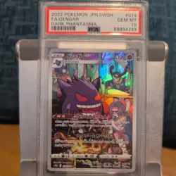 Gengar 074/071 CHR s10a Dark Phantasma Japanese Pokemon Card 2022 Graded PSA 10 - Image 1