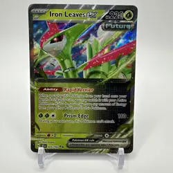 Iron Leaves ex 025/162 Pokemon Scarlet & Violet Temporal Forces Holo Double Rare - Image 1