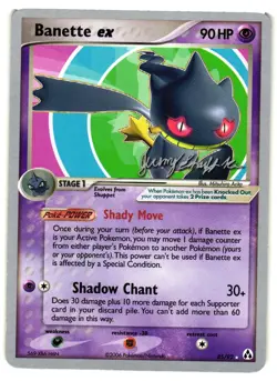 Pokemon TCG Legend Maker 85/92 Banette ex 2007 World Championships VLP - Image 1