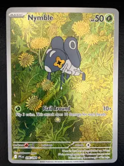 Pokemon Nymble 096/094 Phantasmal Flames Illustration Rare 2025 TCG NM - Image 1