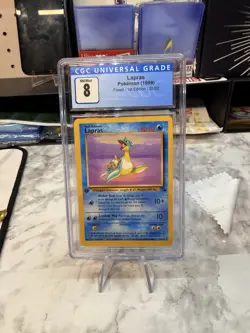 Pokemon Graded 8 First Edition Lapras Fossil 25/62 - Image 3