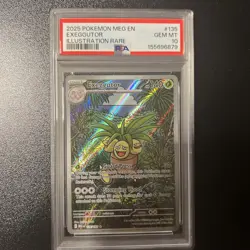 2025 POKEMON MEG EN-MEGA EVOLUTION ILLUSTRATION RARE #135 EXEGGUTOR PSA 10 - Image 1