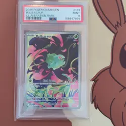 The Pokemon Company Pokemon TCG 2025 Bulbasaur IR Holo 133/132 PSA 9 - Image 1