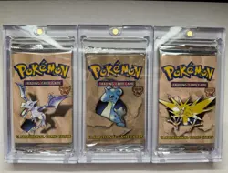 Pokemon Fossil Booster Packs - All 3 Artworks - Factory Sealed - Image 1