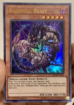Yugioh Shaddoll Beast BLHR-EN083 Ultra Rare 1st Ed NM w/Tracking - Image 1