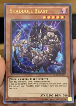 Yugioh Shaddoll Beast BLHR-EN083 Ultra Rare 1st Ed NM w/Tracking - Image 2