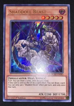 Yugioh Shaddoll Beast BLHR-EN083 Ultra Rare 1st Ed NM w/Tracking - Image 3