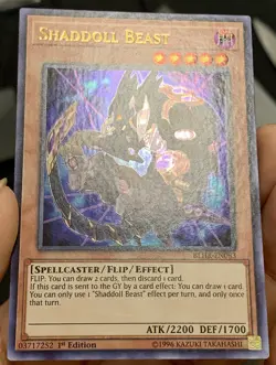 Yugioh Shaddoll Beast BLHR-EN083 Ultra Rare 1st Ed NM w/Tracking - Image 5