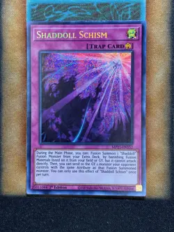 Yugioh Shaddoll Schism MP21-EN152 Secret Rare 1st Ed NM - Image 1