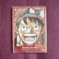 One Piece CCG Monkey D Luffy P-022 Promo Foil Character Card English 6000 - Image 1