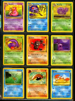 1999 Pokemon FOSSIL Set COMPLETE Unlimited Edition NON HOLO Cards 16-62 Lot RARE - Image 5