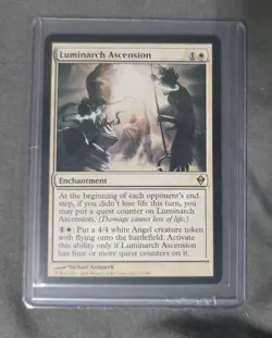 MTG Luminarch Ascension Rare Zendikar LP Magic The Gathering Card - Image 1