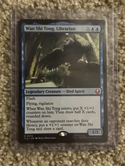 Magic: The Gathering Wan Shi Tong, Librarian Regular Mythic 0078 TLA Pack Fresh - Image 1
