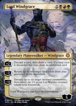 1x MTG Lord Windgrace - Borderless Near Mint, English - MTG: Special Guests - Image 1
