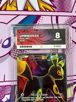 Pokemon TCG - Umbreon EX - 119/124 - Fates Collide - Full Art - Graded - ACE 8 - Image 2