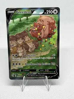 The Pokemon Company Greedent V 257/264 SWSH08 Fusion Strike UR Holo 210HP ENG - Image 1