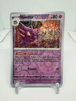 Haunter #93/165 (Reverse Holo) (NM) SV: Scarlet & Violet 151 MEW Pokemon - Image 1