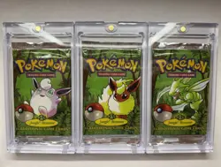 Pokemon Jungle Booster Packs - All 3 Artworks - Factory Sealed - Image 1