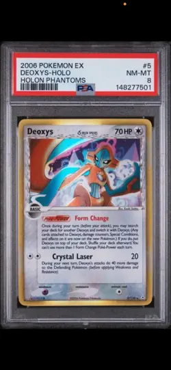 2006 POKEMON EX Decoys 5/110 Holon Phantoms Holo PSA 8 - Image 2