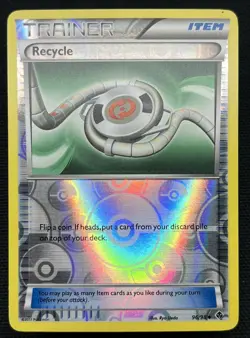Pokemon Emerging Powers Reverse Holo Recycle 96/98 NM - Image 1