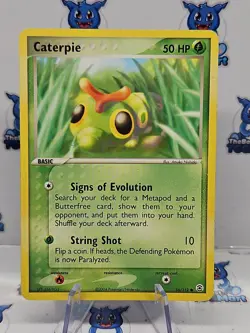 Caterpie 56/112 Pokemon - EX FireRed & LeafGreen - LP - Image 1