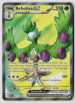 Arboliva ex 207/182 Ultra Rare Destined Rivals Pokemon Near Mint - Image 1